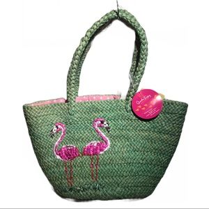 Quacker Factory Flamingo Bag QVC